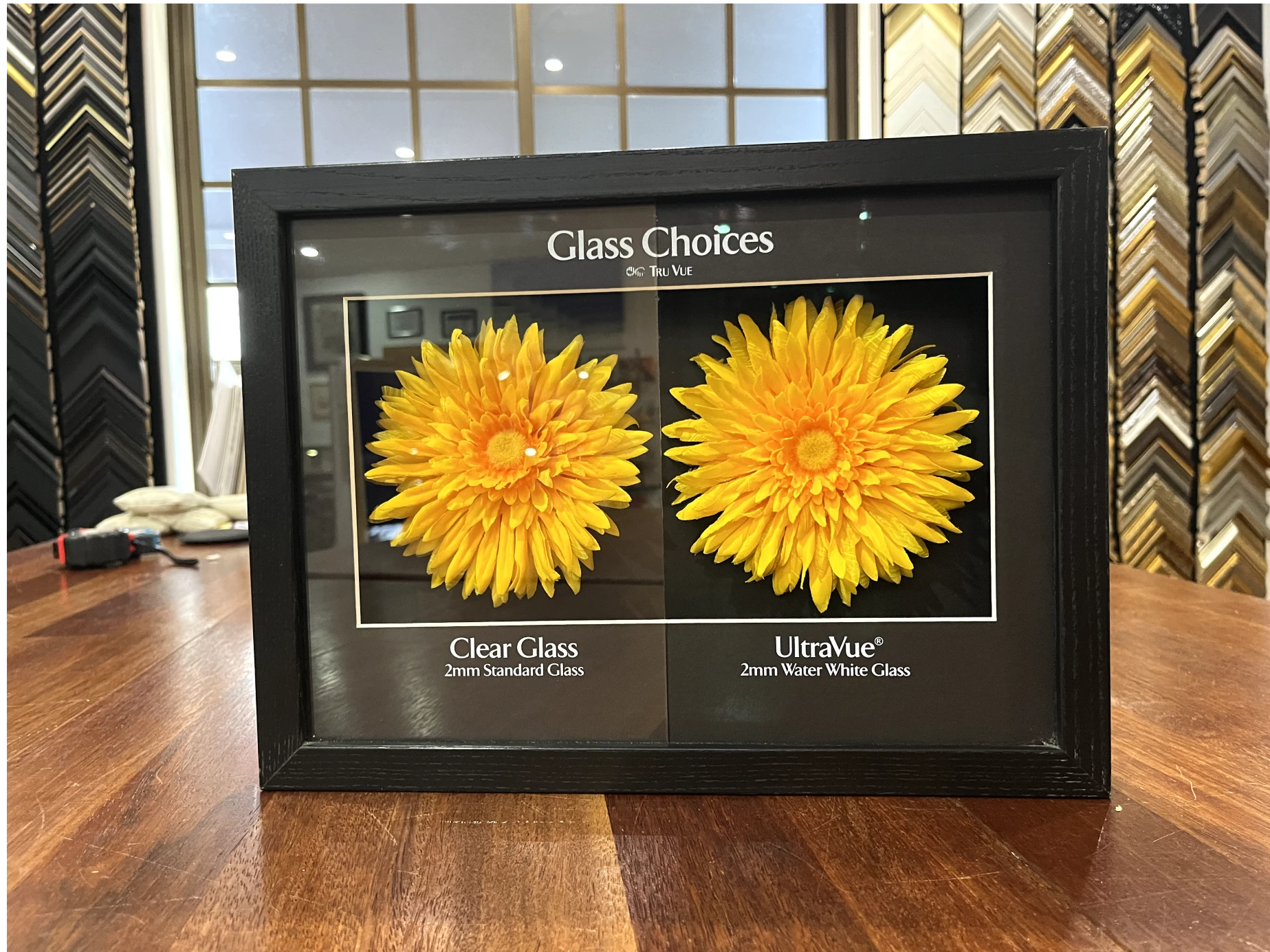 The difference between clear and ultra vue glass